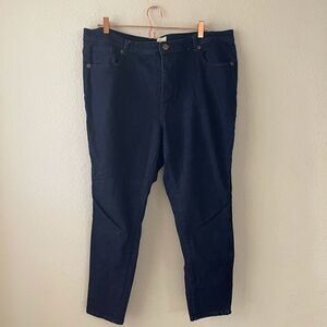 ModCloth stretchy dark wash skinny jeans‎